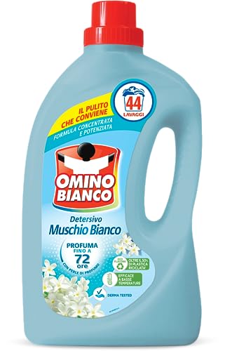 Omino Bianco - Detersivo Lavatrice Liquido, 44 Lavaggi... - Animalerie Amazon Italie à 2.69€