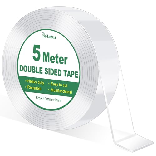Bolatus 5M Nastro Biadesivo Trasparente Extra Forte Nastro... - Auto & Motorcycle Amazon Italy à 9.49€