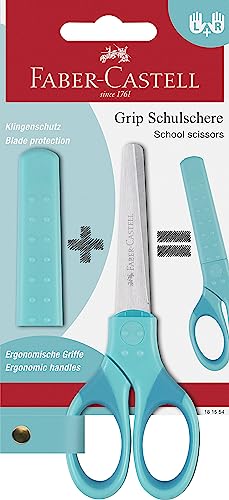 FABER-CASTELL 181554 - Forbici scolastiche turchesi, con... - Toys & Games Amazon Italy à 3.50€