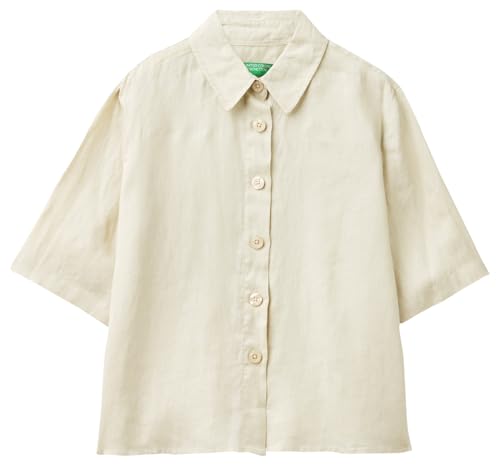 United Colors of Benetton Hemd, Beige 152, X-Small - Sports & Fitness Amazon Allemagne à 39.74€