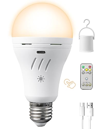 Gaaqii Lampadina Ricaricabile USB C Con Telecomando, 7W... - High-Tech & Électronique Amazon Italie à 16.99€