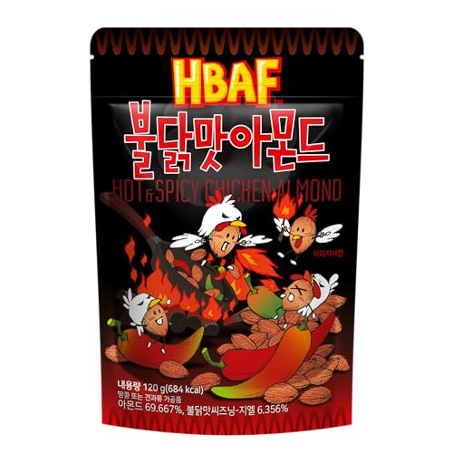 HBAF - Mandel mit Hühnchengeschmack Hot & Spicy - 1 X 120 GR - High-Tech & Électronique Amazon Allemagne à 2.49€
