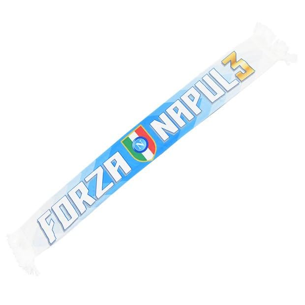 SSC NAPOLI Sciarpa Campioni Forza Napul3, Uomo, Bianca - Mode & Vêtements Amazon Italie à 15.27€