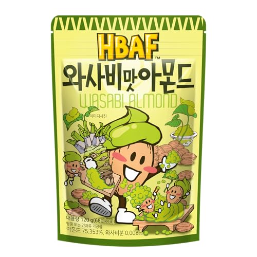 HBAF - Mandel mit Wasabi Geschmack - 1 X 120 GR - Tech & Electronics Amazon Germany à 2.99€