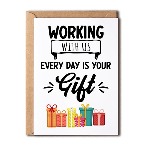 NTVShop Funny Birthday Card - Cute Coworker Birthday Card... - High-Tech & Électronique Amazon Royaume-Uni à 9.00€