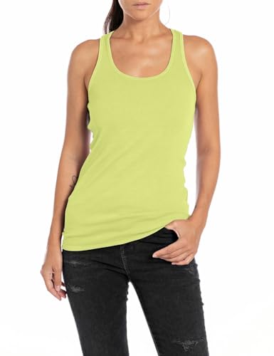 Replay Camiseta de tirantes para mujer, cuello redondo... - Amazon Espagne à 11.12€