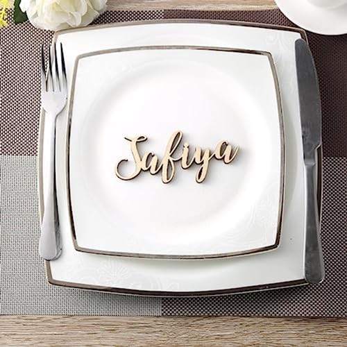 WEIYOUDP Noms en bois pour mariage, noms de lieux, noms d...