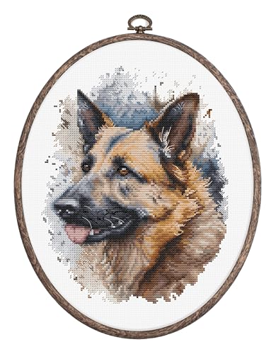 Luca-S Kreuzstich Stickpackung mit Stickrahmen Der Deutsche... - Maison & Cuisine Amazon Allemagne à 19.46€