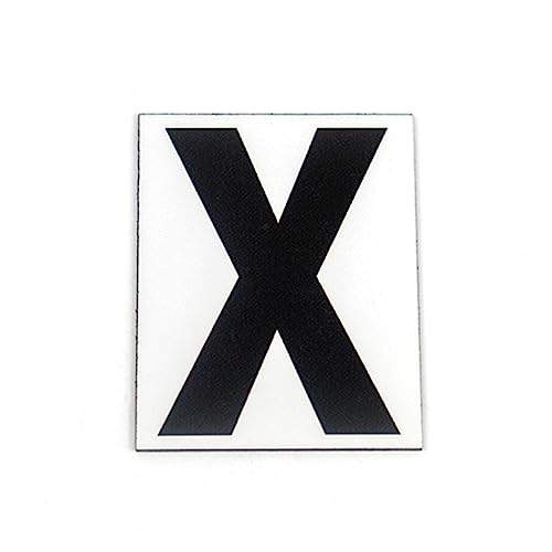 Magnetischer Buchstabe X auf weißem Hintergrund, 5 cm hoch - Loisirs Créatifs en promo à 2.83€