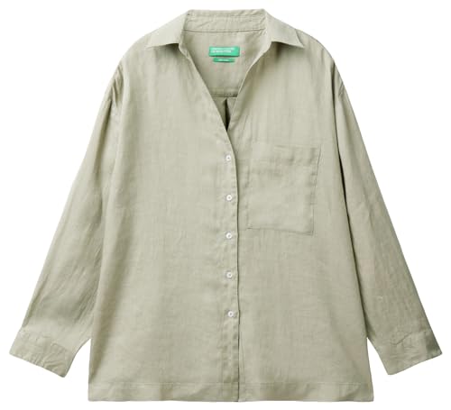Undercolors of Benetton Camisa de Mujer, Verde Militar 0w9... - Sports & Fitness en promo à 30.32€