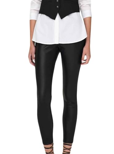 ONLY Pantalones de Piel sintética Onldana Jrs, Negro, S... - Maison & Cuisine Amazon Espagne à 17.07€