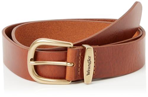 Wrangler Cinturón fácil para hombre, coñac, 90 - Bon plan à 15.51€