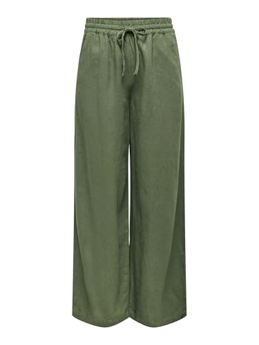 JdY Say Linen HW Wide Pant WVN Noos, Calamata., SW x 32L - Amazon Spain à 12.65€