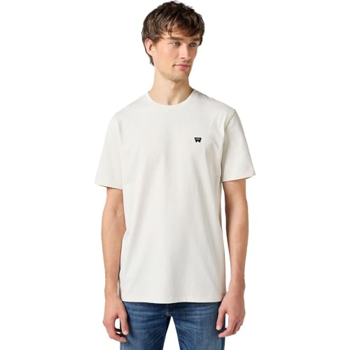 Wrangler All Terrain Gear X Sign Off Tee, Vintage White, S - Mode & Vêtements Amazon Royaume-Uni à 10.10€