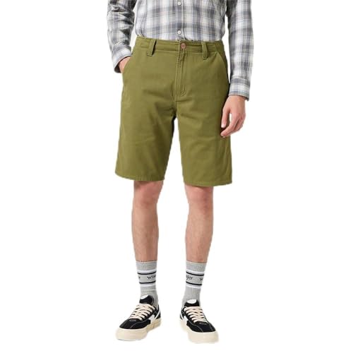 Wrangler Pantaloncini Casual da Uomo Casey Chino, Oliva, 30W - Maison & Cuisine Amazon Italie à 27.58€