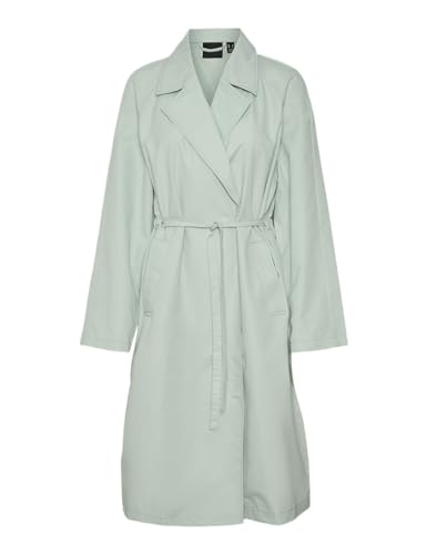 VERO MODA Gabardina larga VMNEEL para mujer, verde liso, M... - Mode & Vêtements en promo à 10.86€