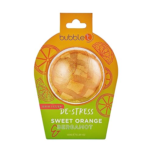 Bubble T Cosmetics De-Stress Bath Bomb Fizzer Sweet Orange... - Beauté & Parfums Amazon Royaume-Uni à 4.50€