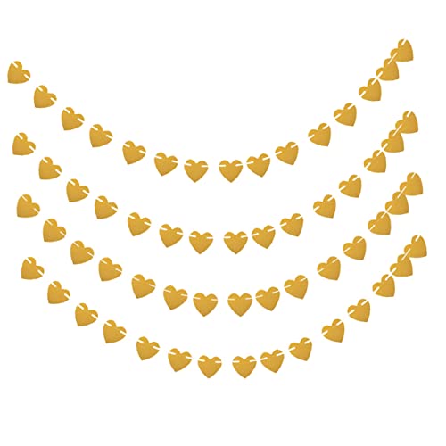 jojofuny 3 Guirnalda De Boda del Corazón del Brillo... - Maison & Cuisine en promo à 7.39€