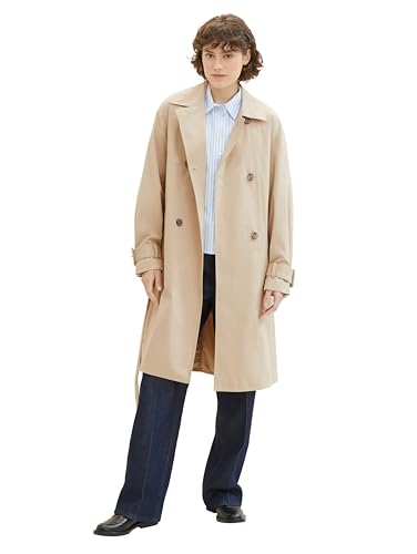 TOM TAILOR 1040488 Abrigo, 11485 Sandy Beige, S para Mujer - Garden & Outdoor Amazon Spain à 40.87€