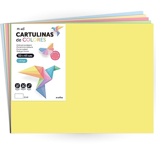 Cartulina de Colores, Cartulina Grande 50x65 cm de Colores... - Auto & Moto en promo à 35.95€