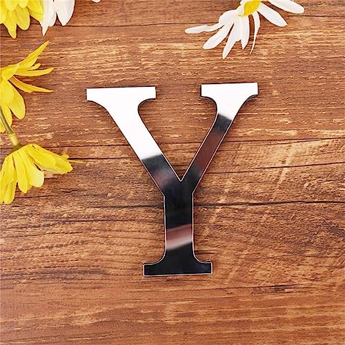 DIY Alfabeto Lettere,3D Acrilico Specchio Adesivi Da Parete... - Bricolage & Outils Amazon Italie à 1.79€
