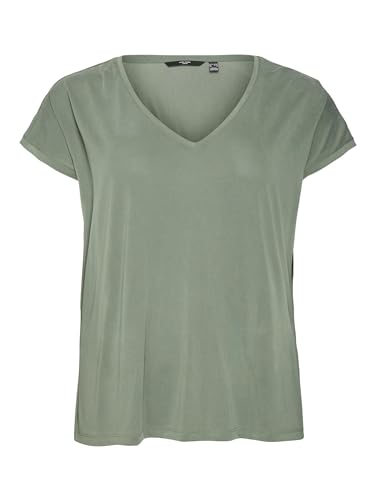 VERO MODA VMFILLI SS V-Neck Tee GA Curve - Mode & Vêtements Amazon Allemagne à 5.78€