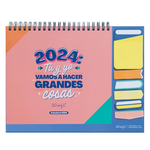 Mr.Wonderful Calendario da tavolo 2024, tu ed io faremo... - Amazon Italie à 5.22€