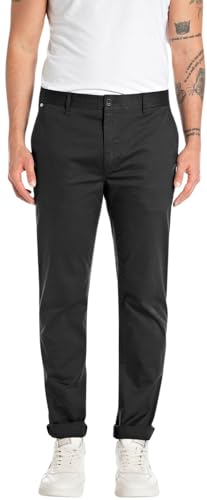 Replay M9998 Pantaloni, 098 Nero, 38W x 30L Uomo - Amazon Italie à 41.99€