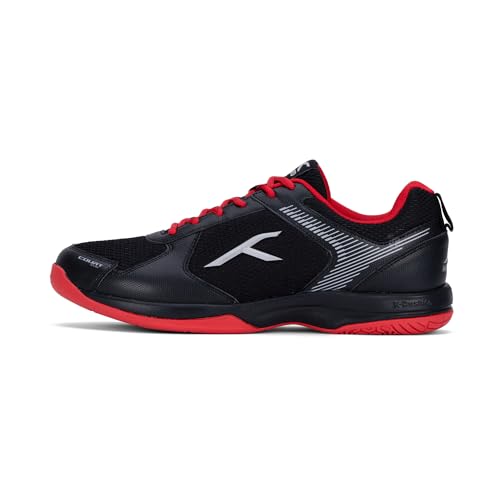 HUNDRED Court Star, Zapatos de Bádminton Hombre, Black/Red... - Animalerie en promo à 18.13€