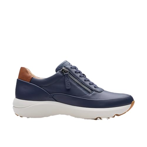Clarks Tivoli Zip, Basket, Navy Leather, en promo à 52,61€ (-56%) sur Amazon FR