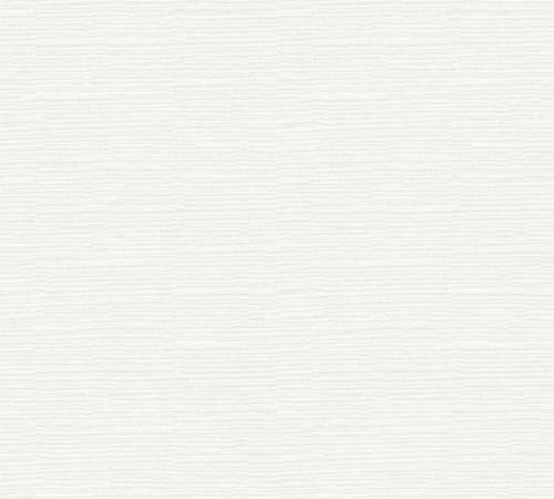 A.S. Création Carta da parati strutturata bianca 392771 –... - Maison & Cuisine en promo à 38.46€