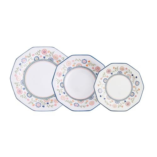 Queen's Bengal Vaisselle Céramique 12 Pièces - 4 Personnes... - Tech & Electronics Amazon France à 58.69€