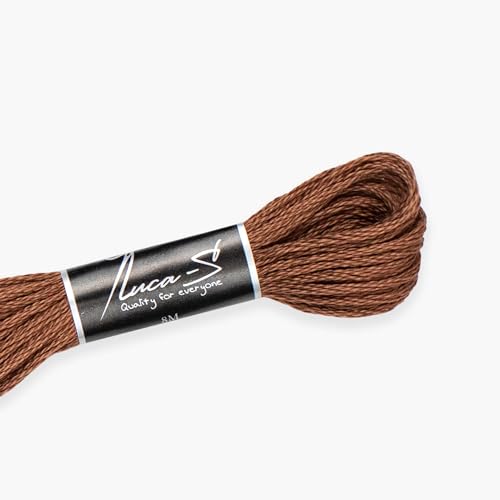Premium Embroidery Thread Luca-S, 100% Giza Cotton, Oeko... - Loisirs Créatifs en promo à 1.19€