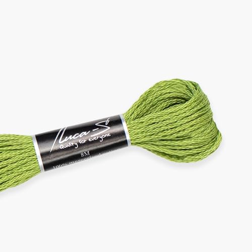 Premium Embroidery Thread Luca-S, 100% Giza Cotton, Oeko... - Loisirs Créatifs en promo à 1.19€