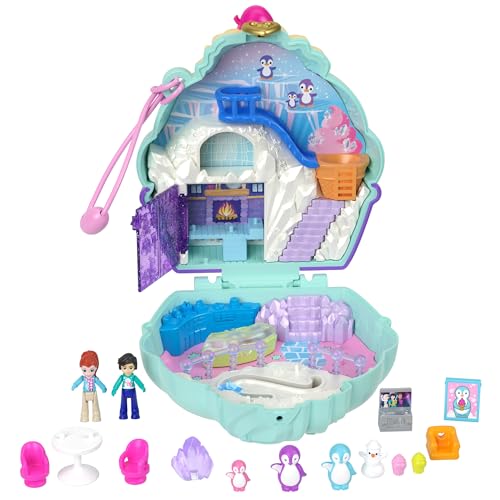 Polly Pocket Coffret Pingouin des Neiges avec 2... - Jouets & Jeux Amazon France à 12.29€