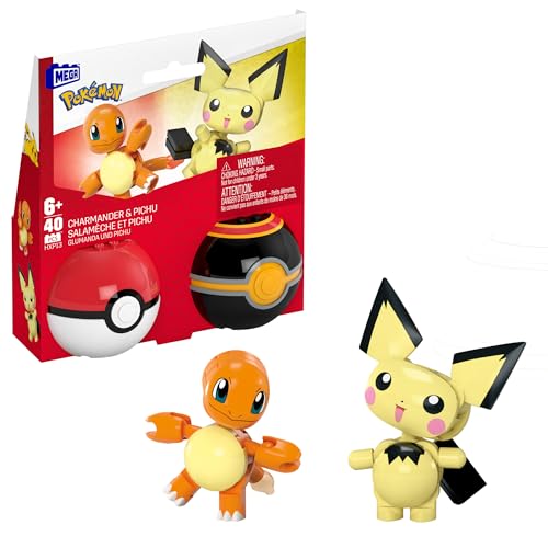 MEGA Pokémon Action-Figur-Bauspielzeug-Set, Pokéball... - Toys & Games Amazon Germany à 13.02€
