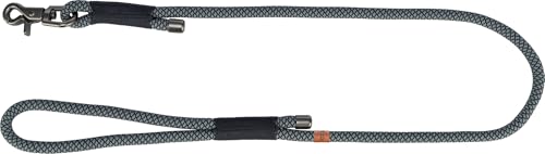 TRIXIE Soft Rope Hundeleine, M-L 1,0 m/10 mm, schwarz/grau... - Animalerie Amazon Allemagne à 7.50€