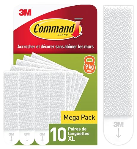 Command Languettes Accroches Tableaux, Très Grandes - 10... - Maison & Cuisine Amazon France à 13.01€