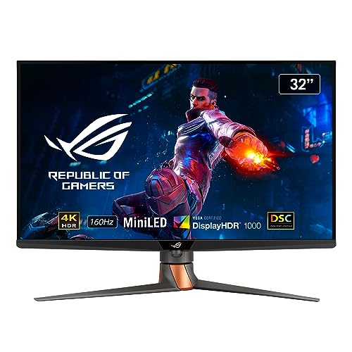 ASUS ROG Swift PG32UQXR 4K 160Hz gaming monitor 32 inch 4K... - High-Tech & Électronique Amazon Royaume-Uni à 479.00€