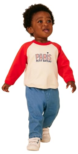 Petit Bateau Felpa Bambino Ragazzo, Valanga/Aurora, 6 Mesi - Bébé & Puériculture Amazon Italie à 16.58€