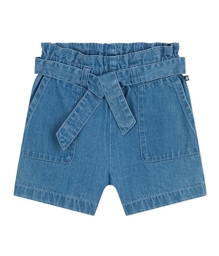 Petit Bateau Pantaloncini da Ragazza, Denim Chiaro, 3 Anni - Sports & Fitness en promo à 15.15€