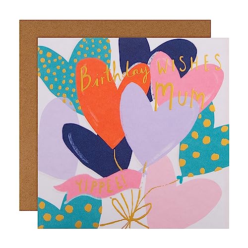 Hallmark Birthday Card for Mum - Contemporary Hearts Design - Auto & Motorcycle Amazon UK à 2.95€