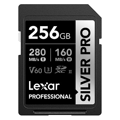 Lexar SILVER PRO SD Card 256GB, UHS-II SD Memory Card, V60... - High-Tech & Électronique en promo à 106.99€