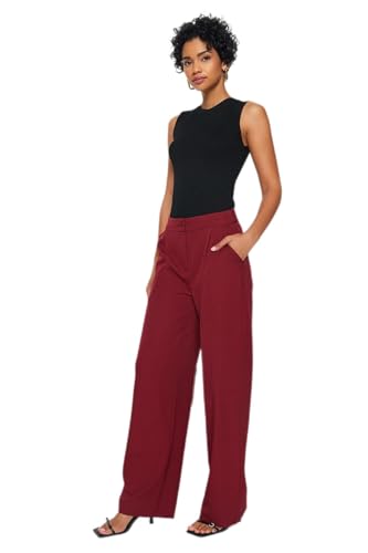 Trendyol TWOAW22PL0139 Pantaloni, Borgogna, 32 da Donna - Amazon Italie à 11.87€