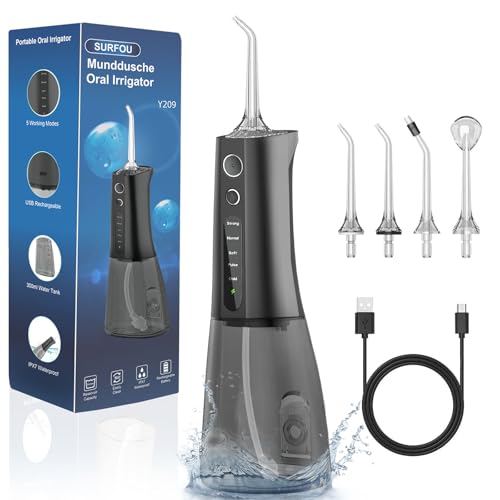 SURFOU Jet Dentaire Hydropulseur Professionnel Water... - Sports & Fitness Amazon France à 18.99€