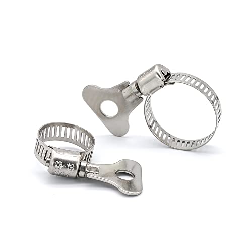 SEIDER 5/10pcs Worm Gear Hose Clamp Adjustable 6-63mm Key... - Maison & Cuisine Amazon Royaume-Uni à 1.25€