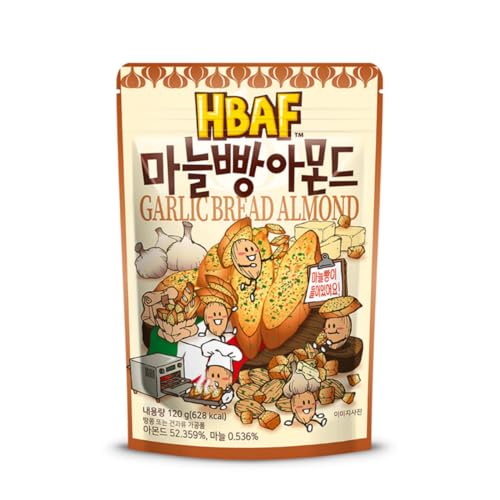 HBAF - Mandel mit Knoblauchbrot Geschmack - 1 X 120 GR - Tech & Electronics Amazon Germany à 2.99€