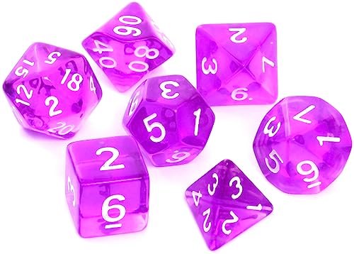 Jeu de dés REBEL RPG - Cristal - Violet en promo à 9,92€ (-36%) sur Amazon FR