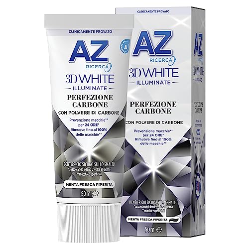 AZ Dentifricio 3DWhite Illuminate Perfezione Carbone, 50ml - Auto & Moto Amazon Italie à 2.50€
