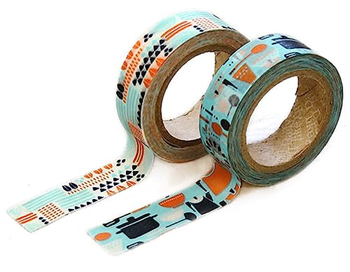 Dailylike Lot de 2 rubans adhésifs masking tape washi... - Sports & Fitness en promo à 4.18€